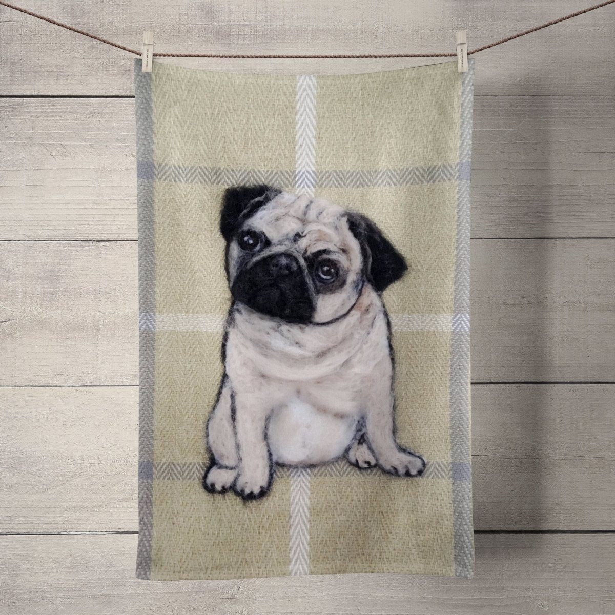 Pug hand towels hotsell